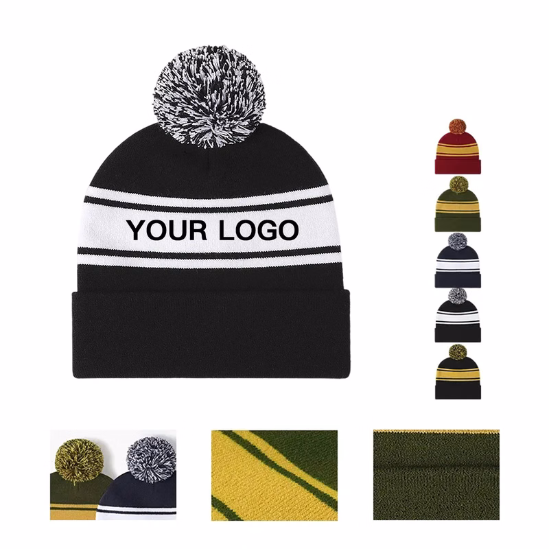 Warm Winter Hat with Foldable Brim