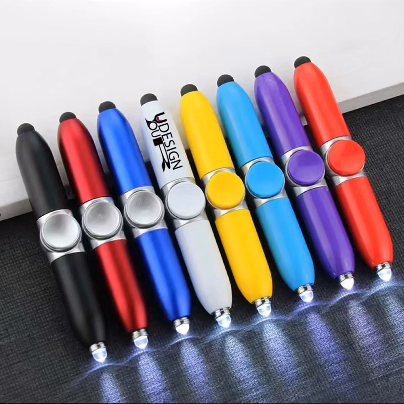 Spin Multi-Feature LED Fidget Pen Stress Relief Ballpoint