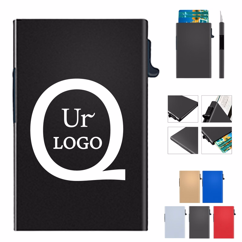 Pop-Up Aluminum Card Holder