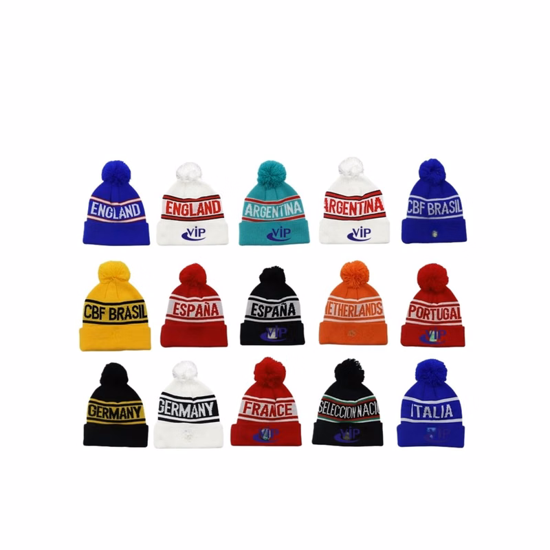 Knitted Jacquard Fan Cap
