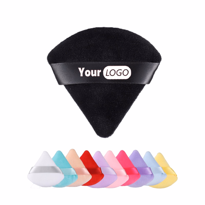 Triangle Blender Sponge Powder Puff Makeup Velour Cosmetic