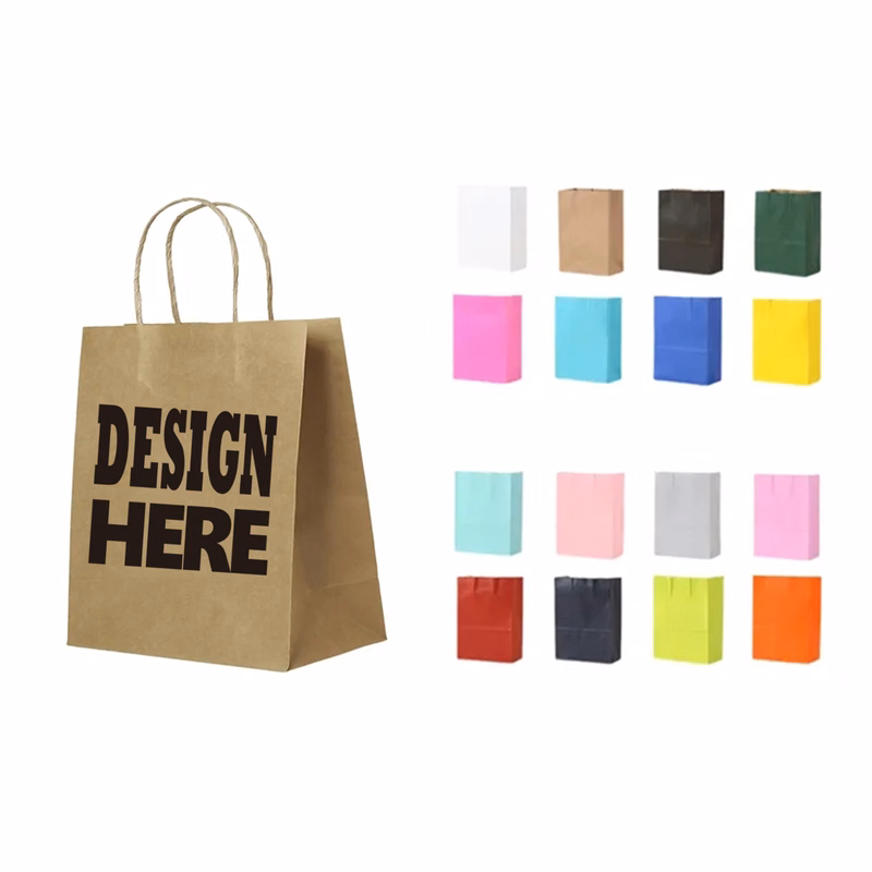 Recyclable Kraft Paper Carrier Bag
