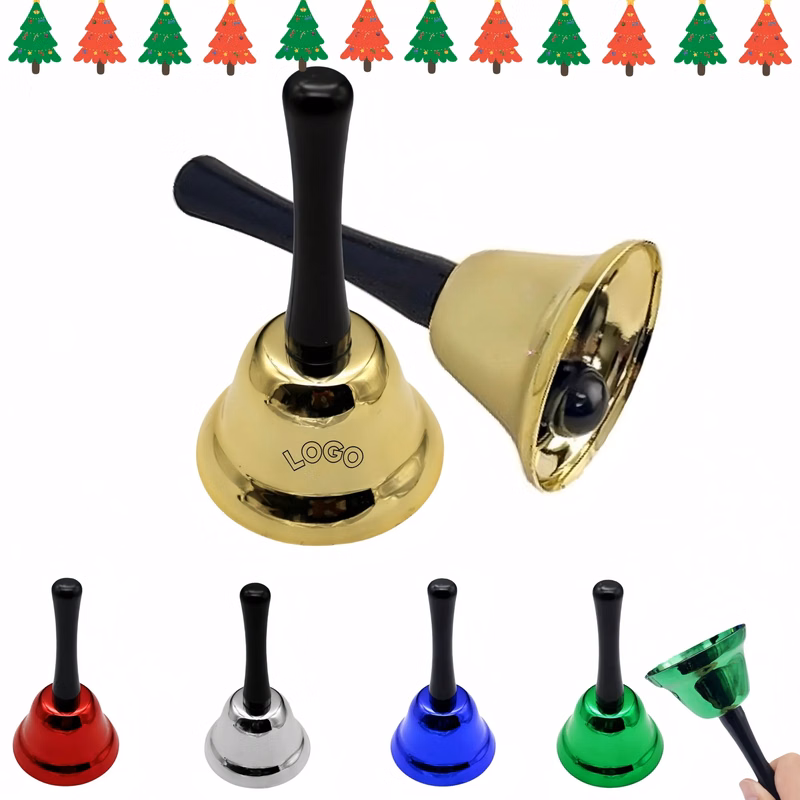 Christmas Metal Hand Bell Wedding Dinner Handbell