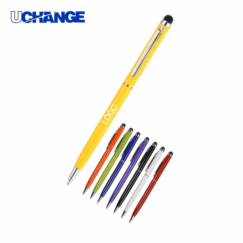 Metal Aluminum Rotating Touch Screen Ballpoint Pen