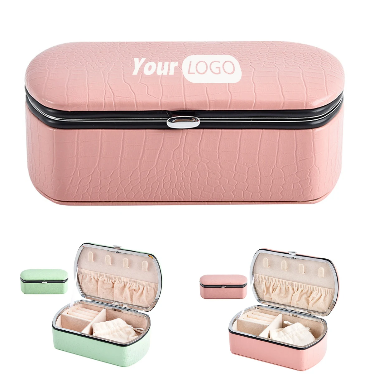 Crocodile Pattern Jewelry Storage Bo 1