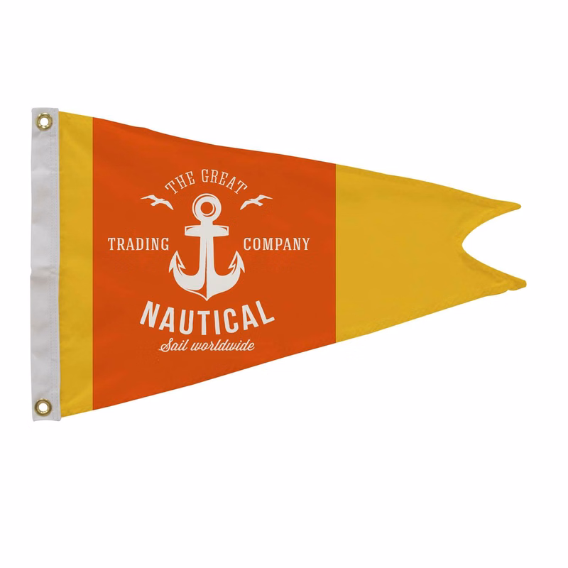 16" x 24" Polyester Burgee Flag Single-Sided