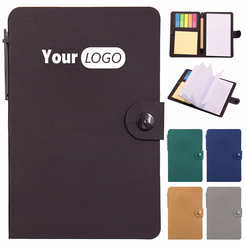 Paper Button Style Combination Notebook