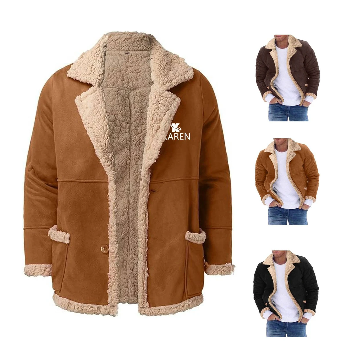 Thick Thermal Cotton Fleece Lined Winter jacket 1