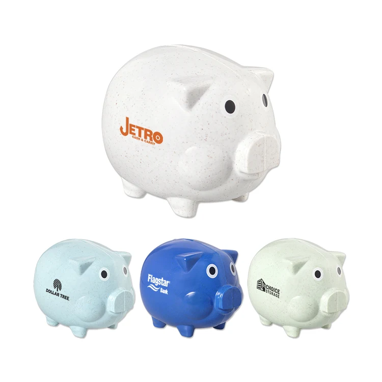 Classic Wheat Piggy Bank 1