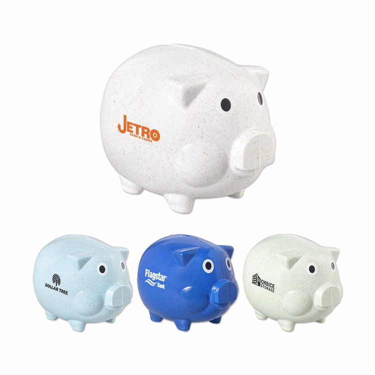 Classic Wheat Piggy Bank