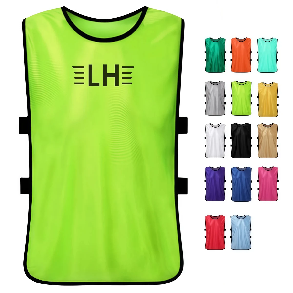 Custom Unisex Birdseye Mesh Training Pinnies 1