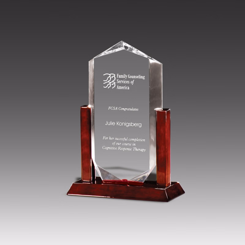Royal Crown Faceted Award (6"x10"x3-1/8")