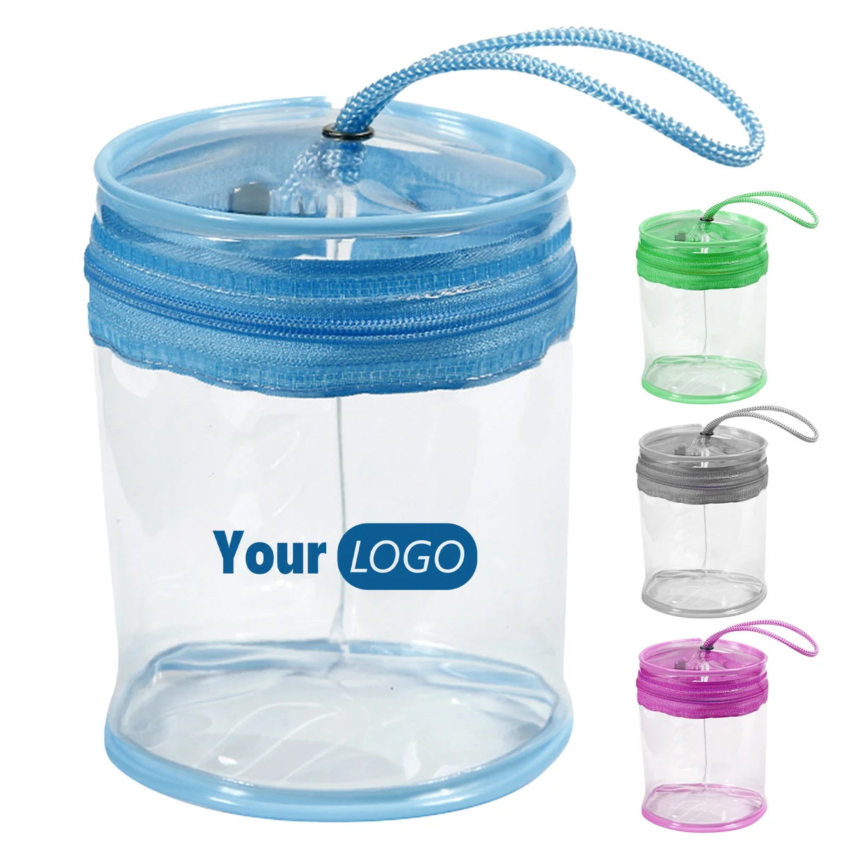 Pvc Durable Transparent Cylinder Bag For Everyday Use 1