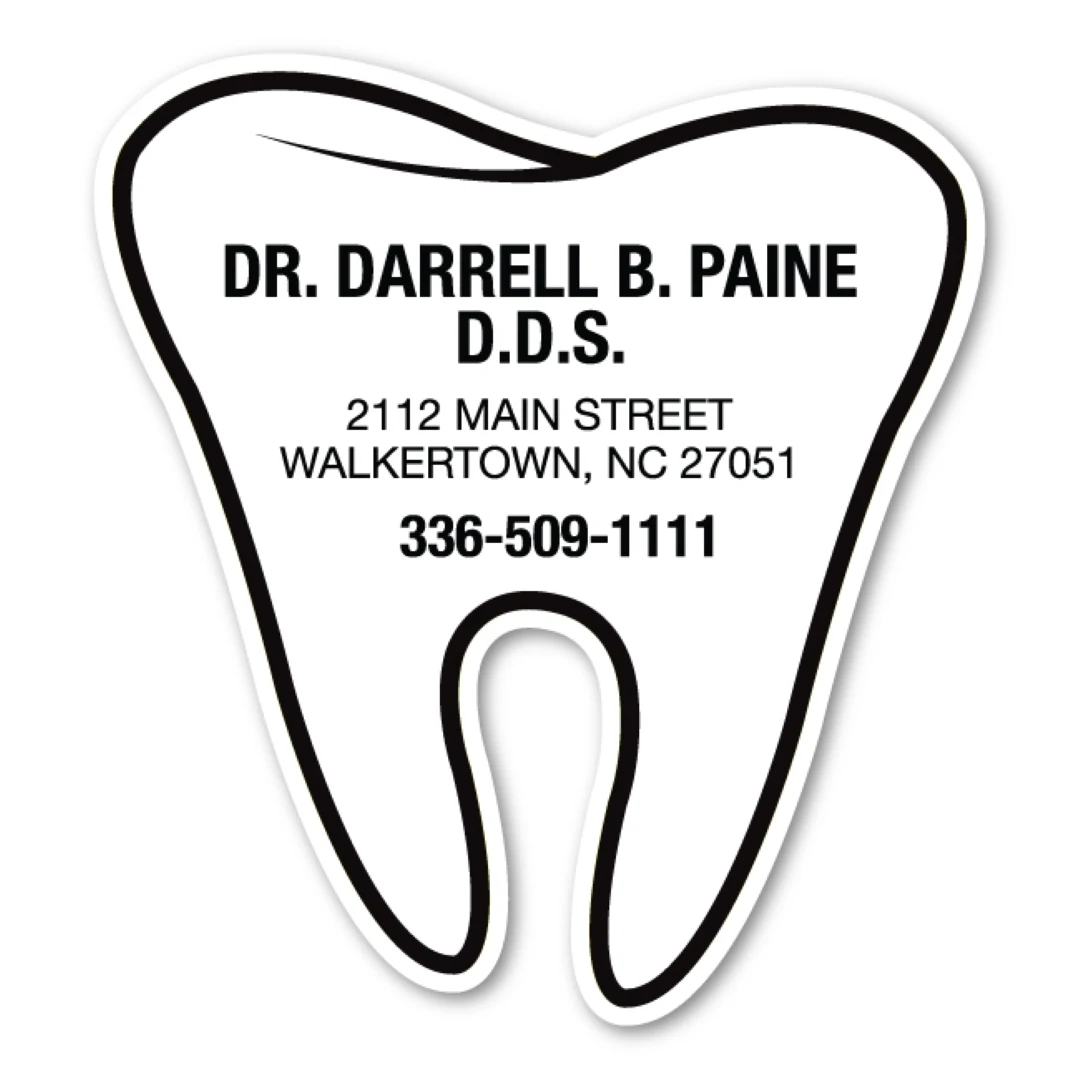 Tooth Magnet - 2.75" x 3" - 30 mil - Outdoor Safe 1
