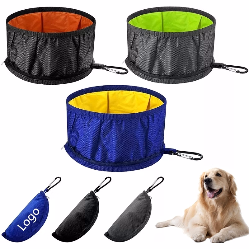 Collapsible Pet Bowl w/Zipper
