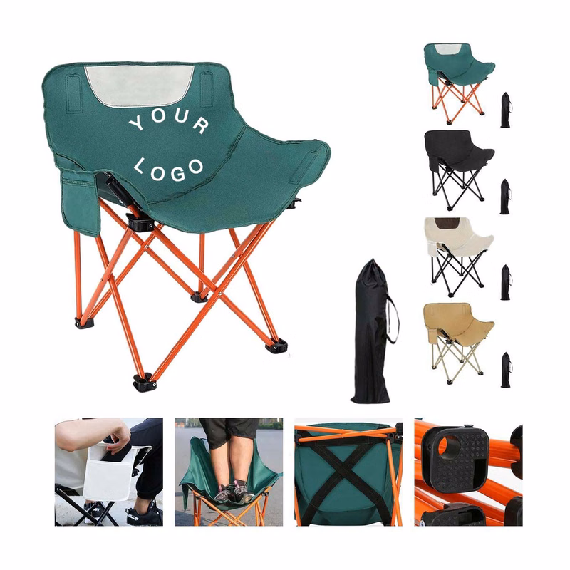 Oxford Folding Moon Chair with Aluminum Frame