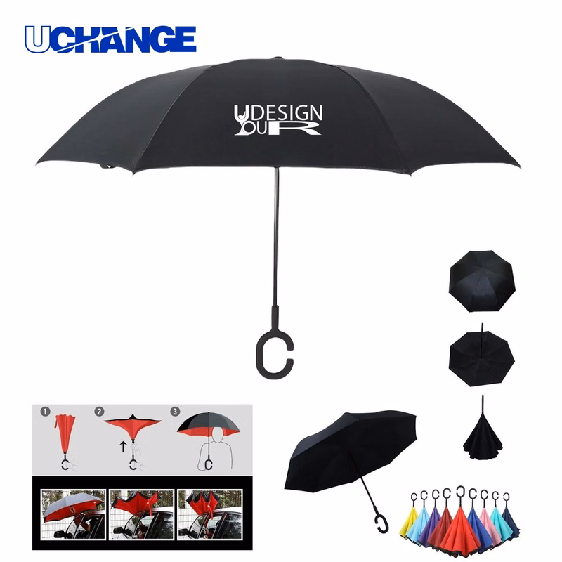 Double Layer Canopy Reversible Umbrella for Sun