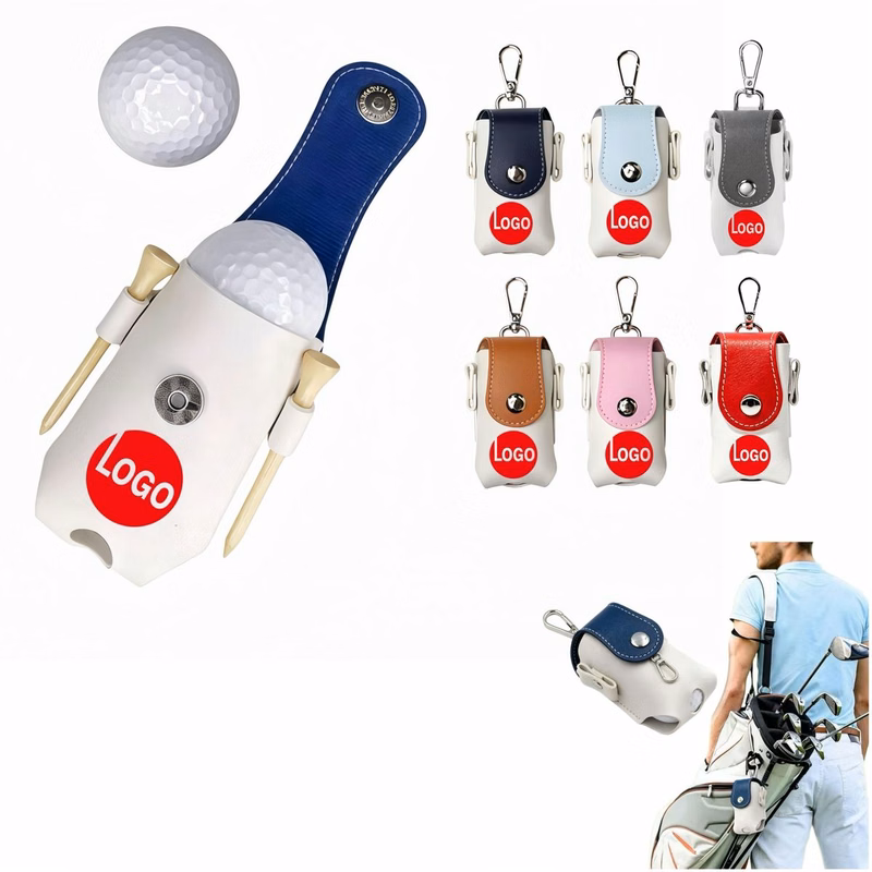 Golf Accessory Bag With Ball & Tee Storage