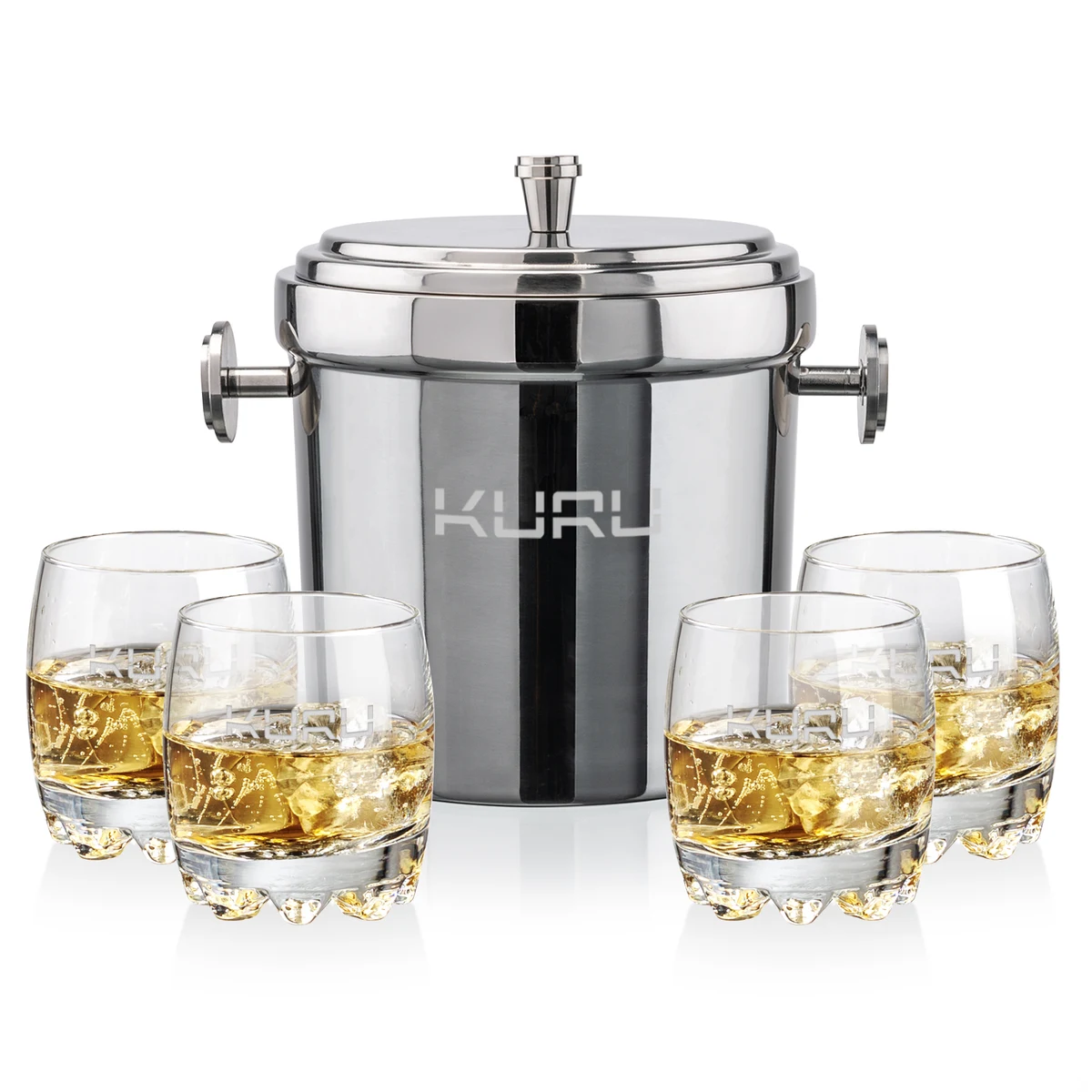 Milano Ice Bucket & Haddington On-the-Rocks Set 1