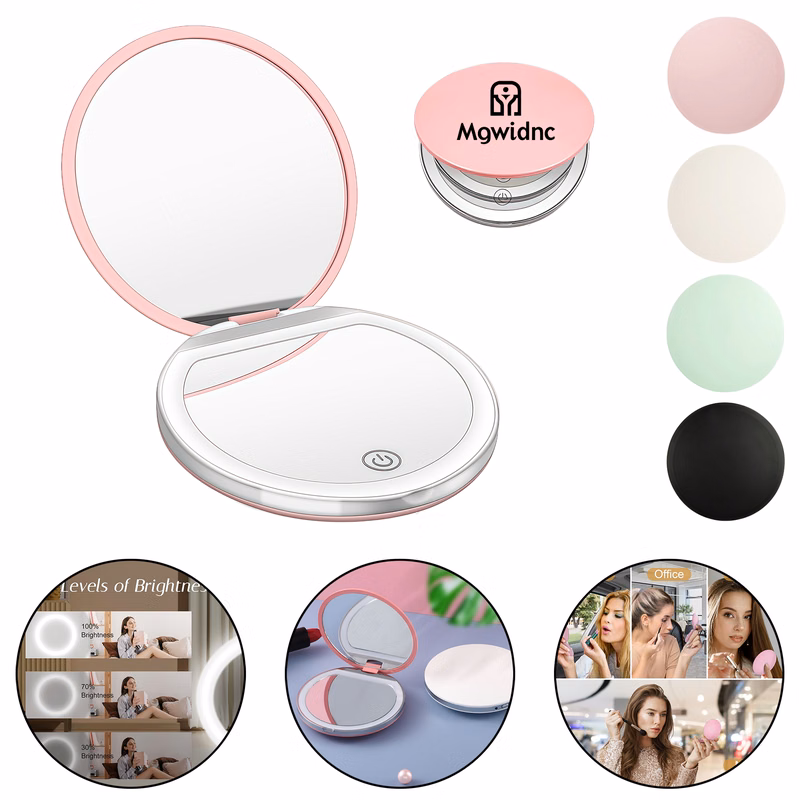 Portable LED Makeup Mirror with Soft Light