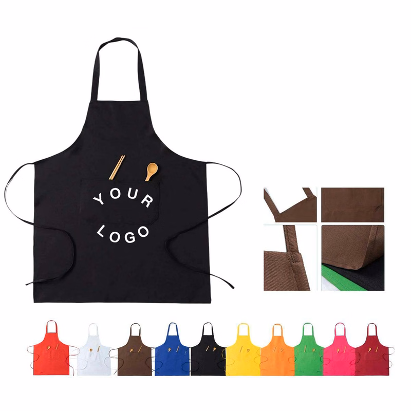 Waterproof Polyester Apron with Two Front Pockets