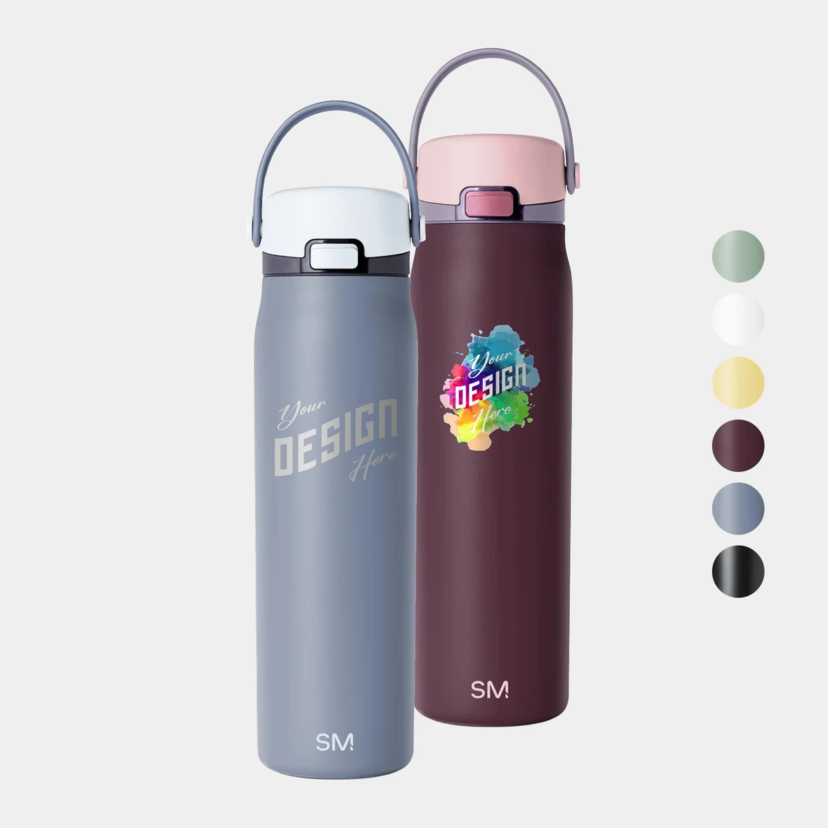 30 oz Simple Modern® Double-Walled Insulated Mesa Sport with Covered Chug Water Bottle, custom water bottle with logo imprint 1