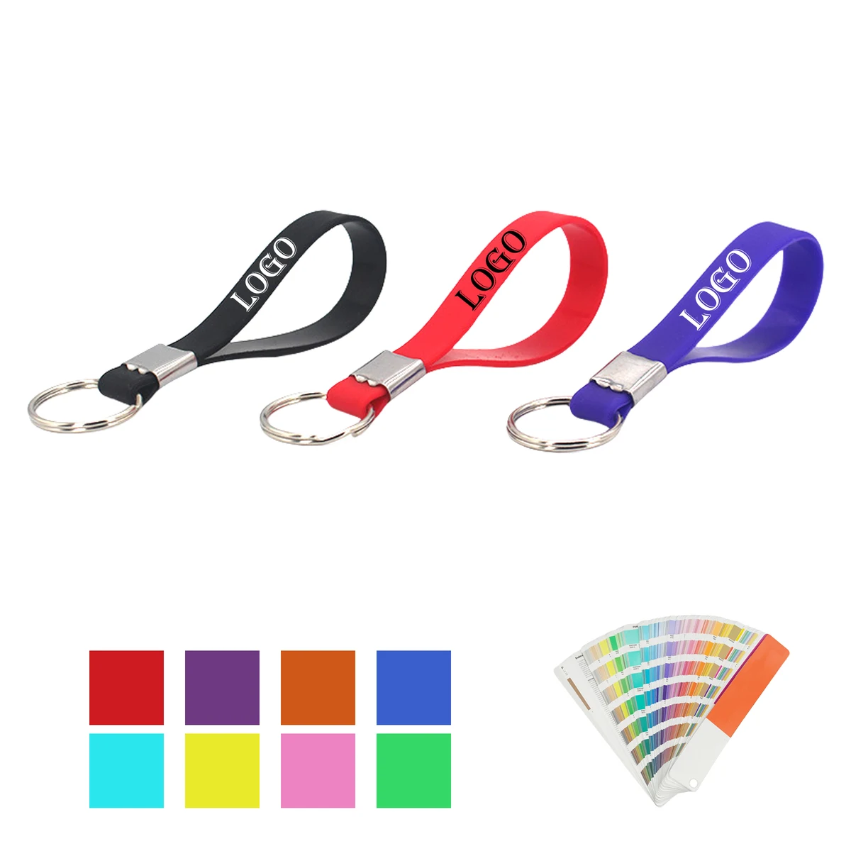 Wristbands Silicone Keychains MOQ50 1