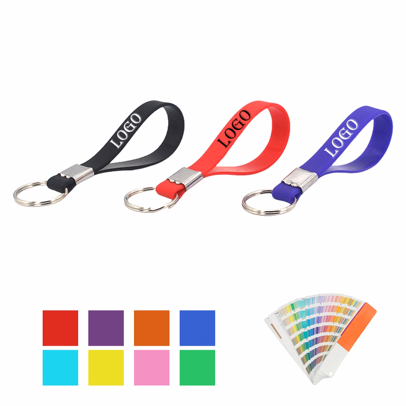 Wristbands Silicone Keychains MOQ50