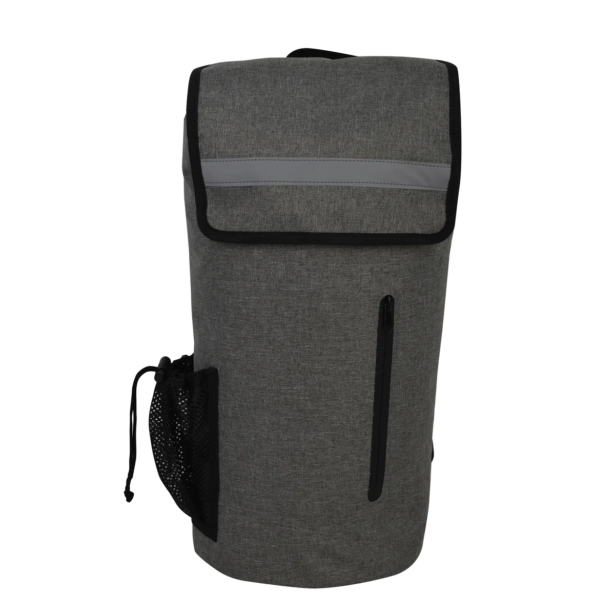 Premium 20L Gray Waterproof Sport Bag with Outer Zipper 1