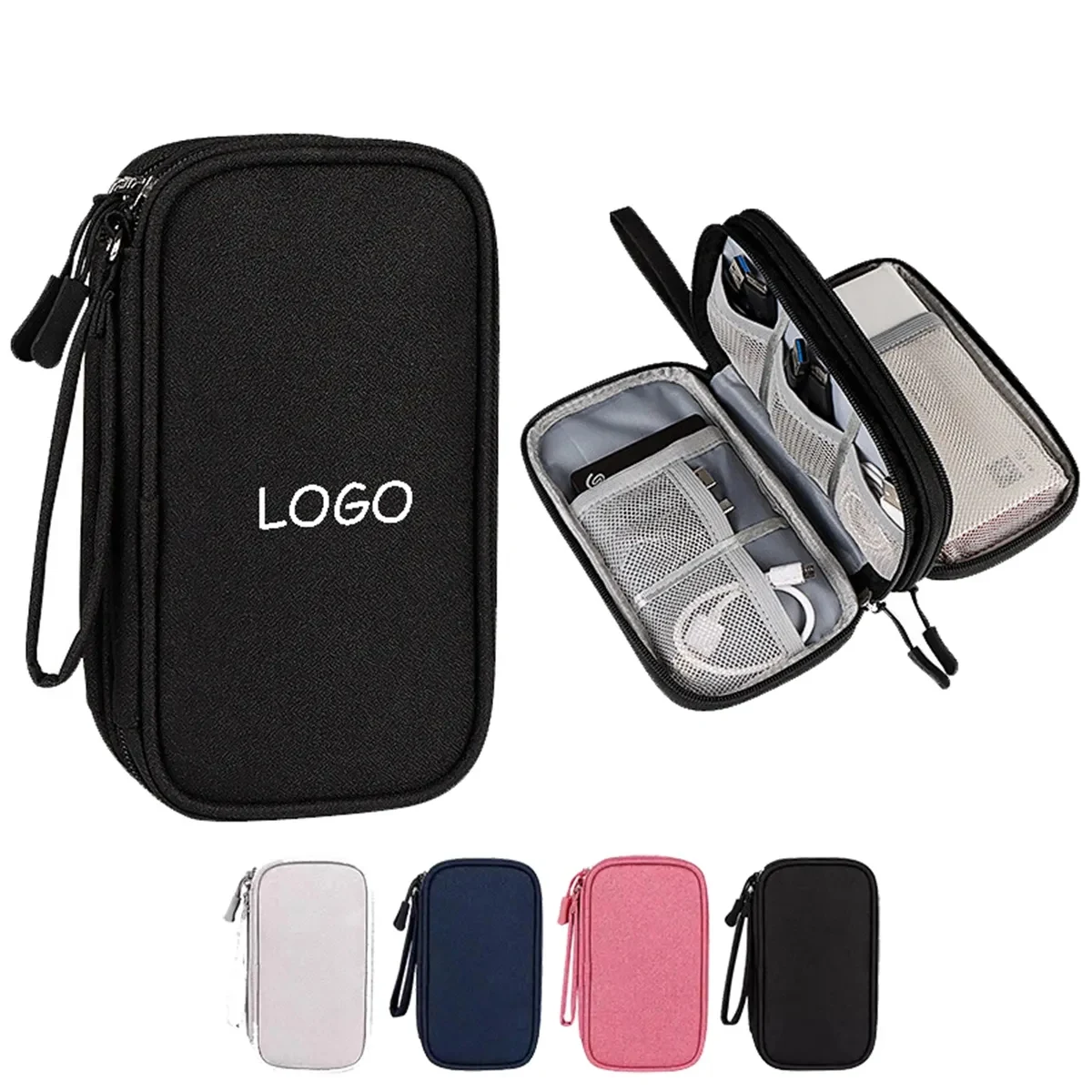 Travel Cable Organizer Pouch Electronic Accessories 1