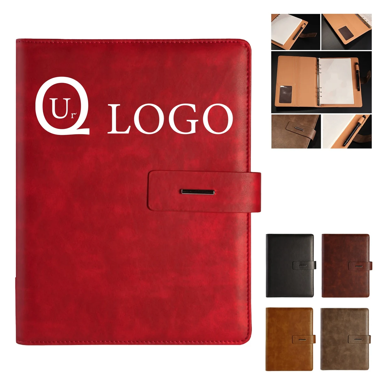 A5 Business Small Button Notebook 1
