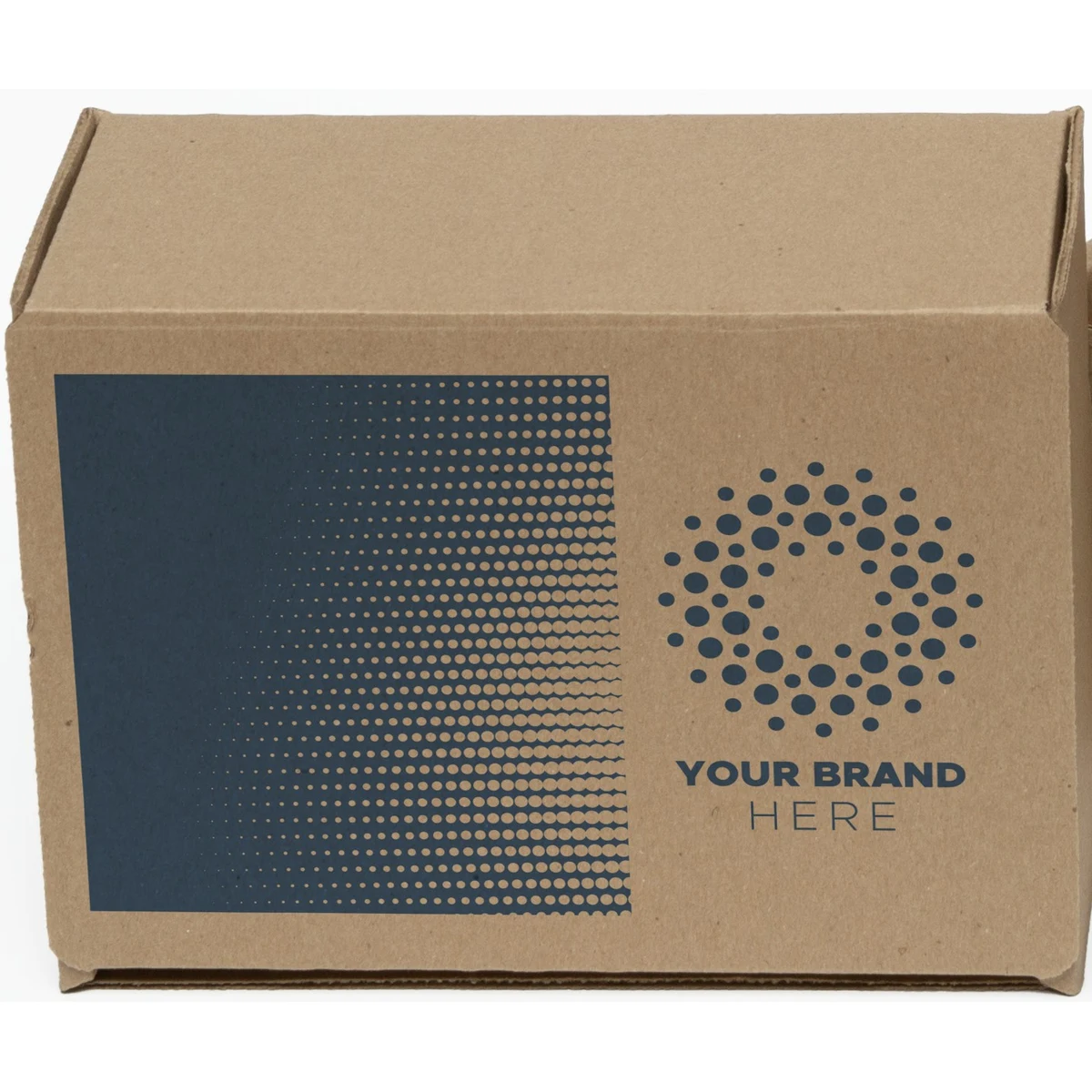 One Color Natural Display Mailer Box w/Outside Imprint (8" x 6" x 4") 1