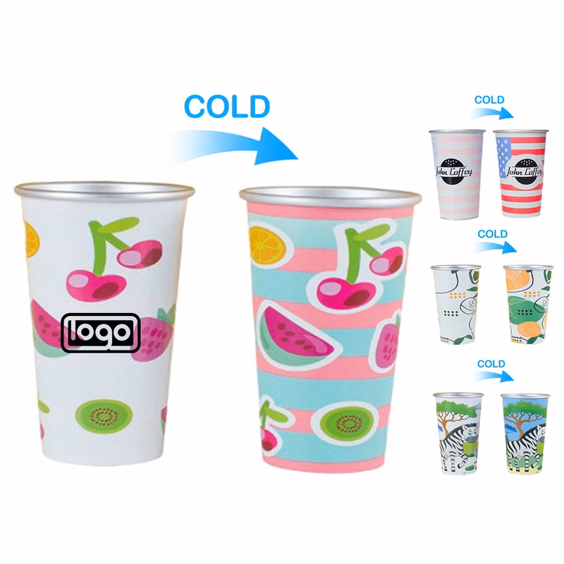 15oz Color-Changing Aluminum Cup – Roll Edge & Outdoor Use