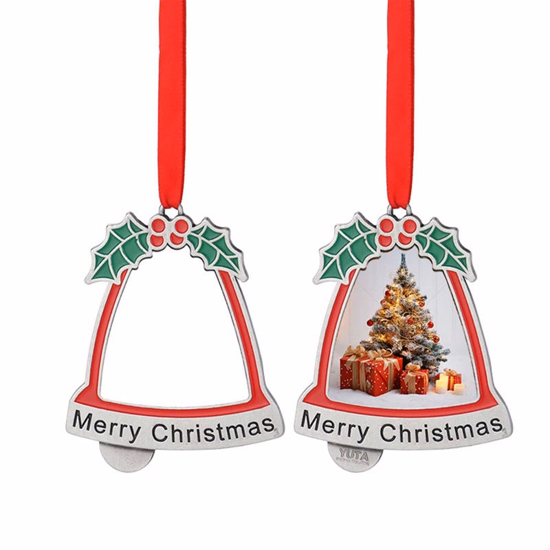 Custom Photo Merry Christmas Ornament