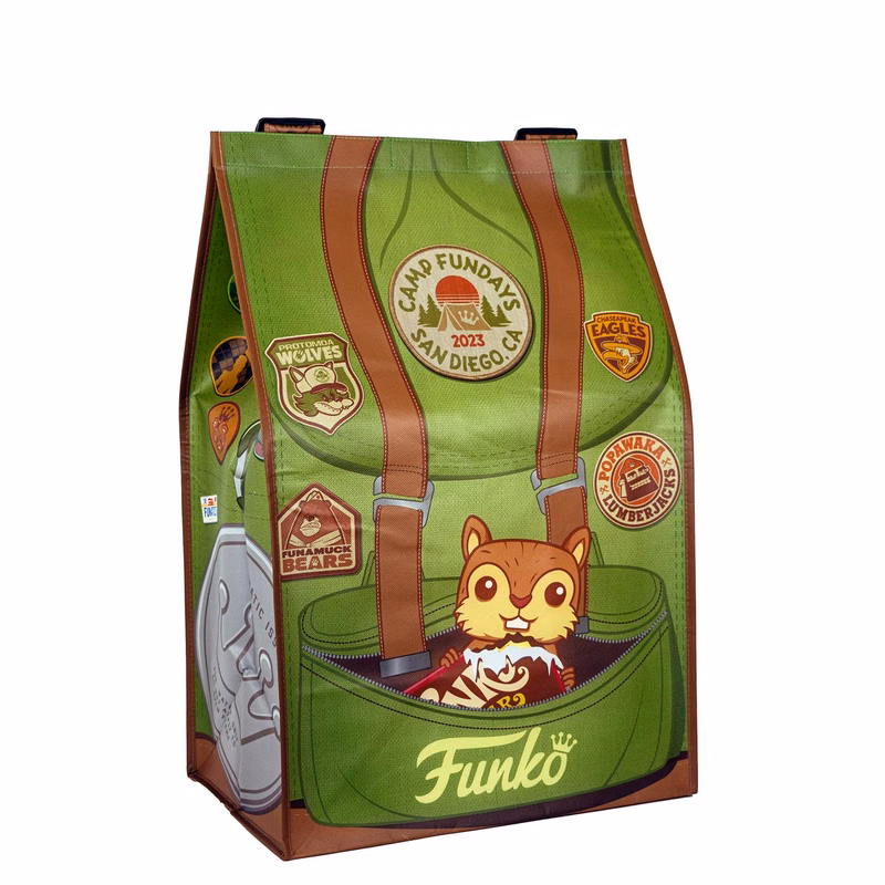 Premium Full-Color Tradeshow Backpack w/Printed Adjustable Shoulder Strap Velcro Closure 15.5x24x11