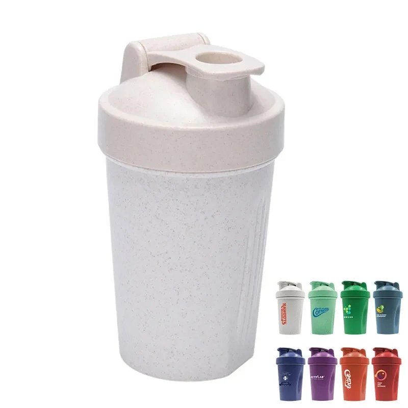 Wheat Straw Shaker Bottle - 400ML 1