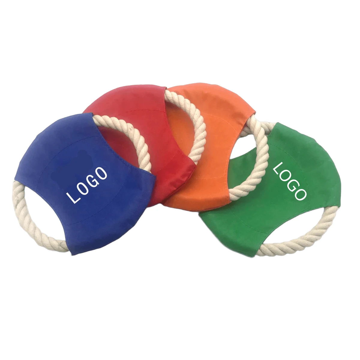 Custom Dog Rope Fetch Disc 1