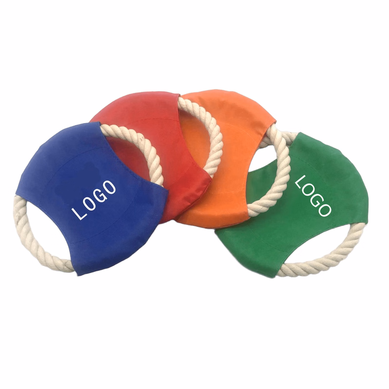 Custom Dog Rope Fetch Disc