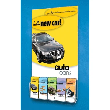 Non-glare Acrylic Wall Mount Poster Holder, 22x28 Brochure Pocket 1