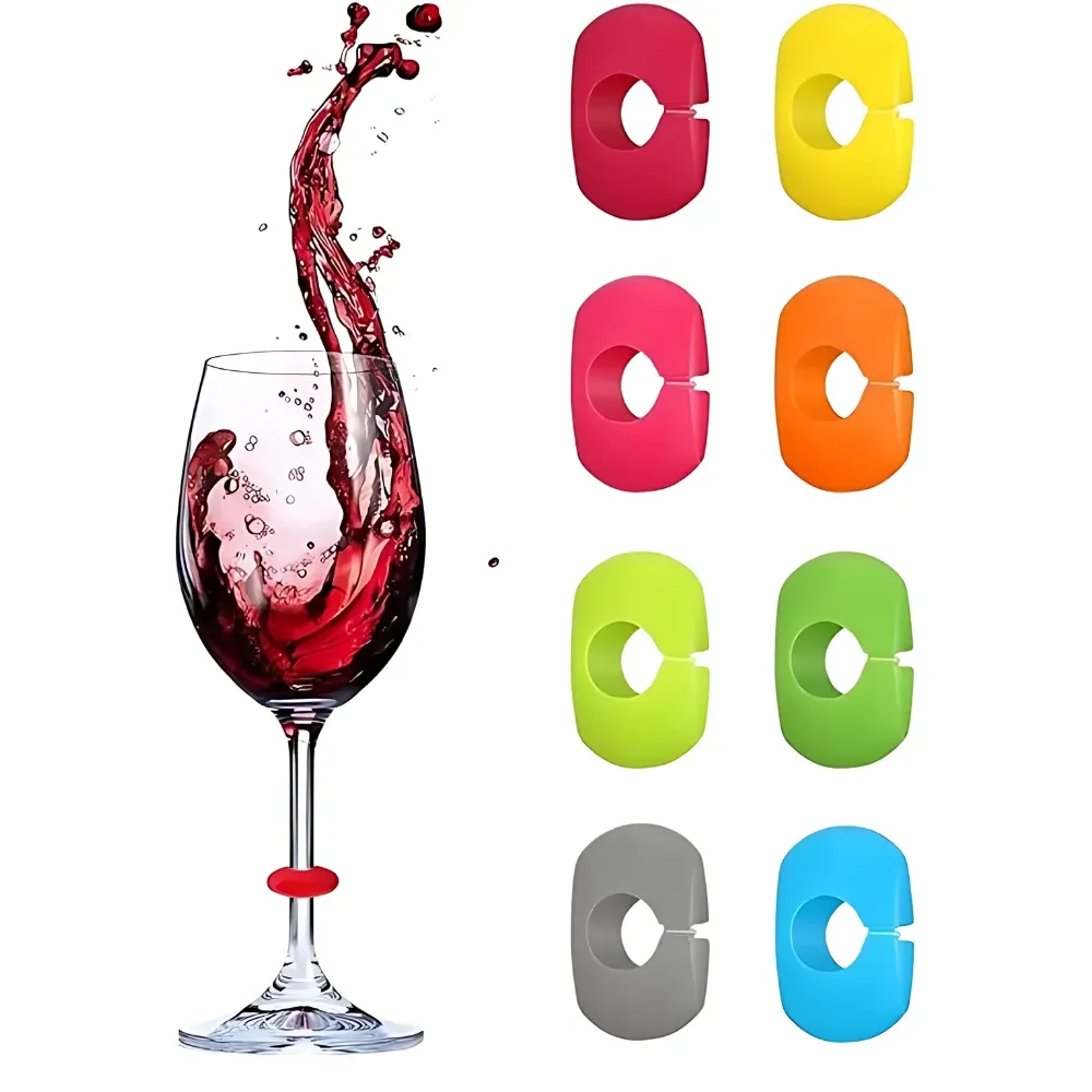 Silicone Wine Charms 1
