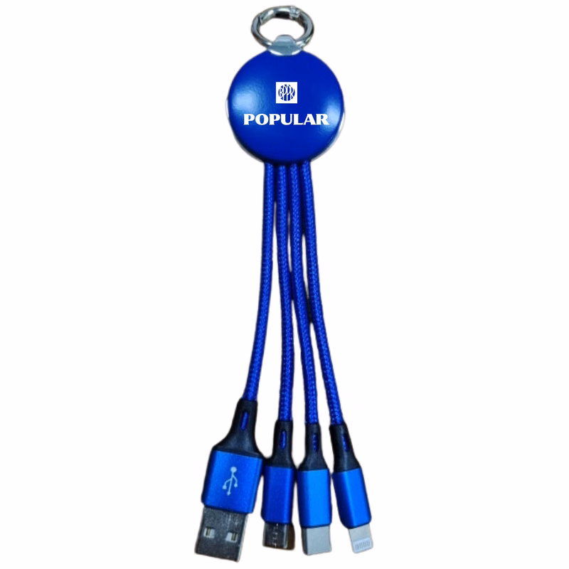 USB LED Light Logo 3-In-1 Charging Cables
