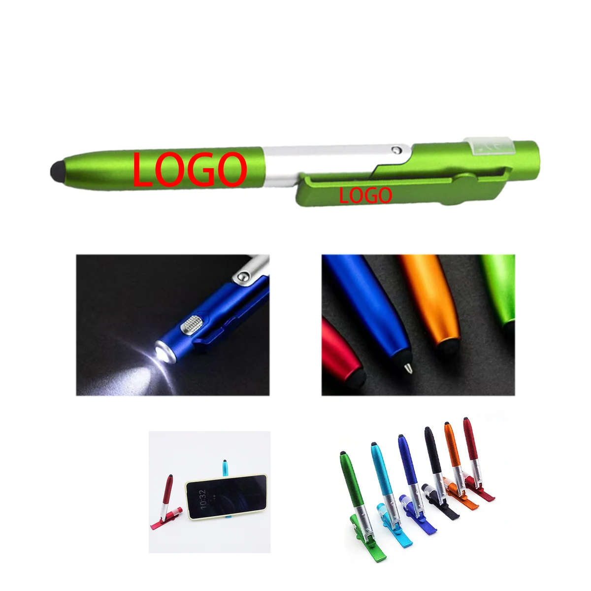 Multifunction 4-in-1 Phone Stand Stylus 1
