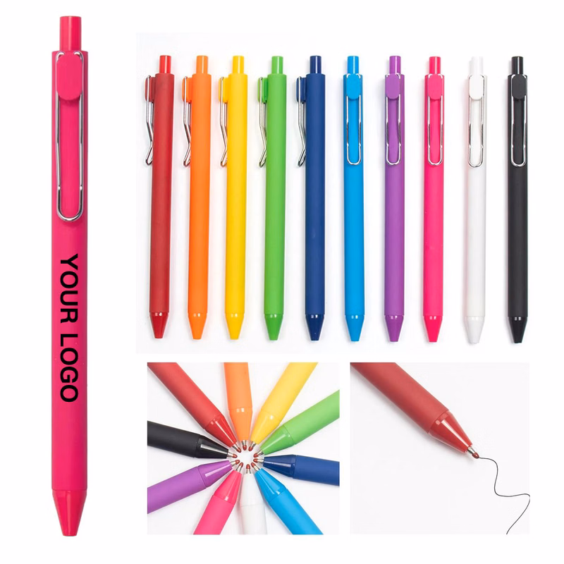 Slim Matte Barrel Ink Pen for Office Use