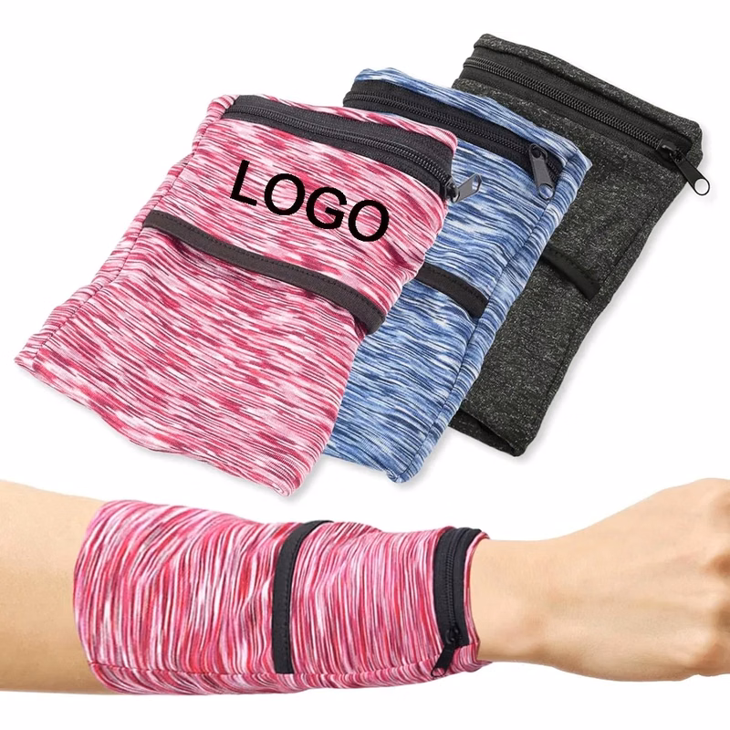 Breathable Wrist Wallet with Zipper
