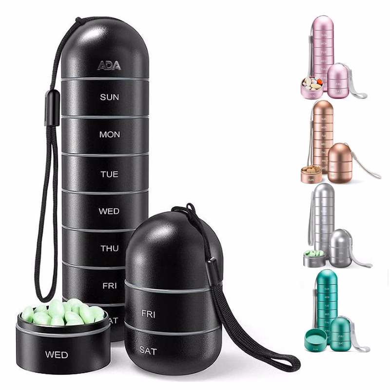 Waterproof Detachable Weekly Pill Organizer Box