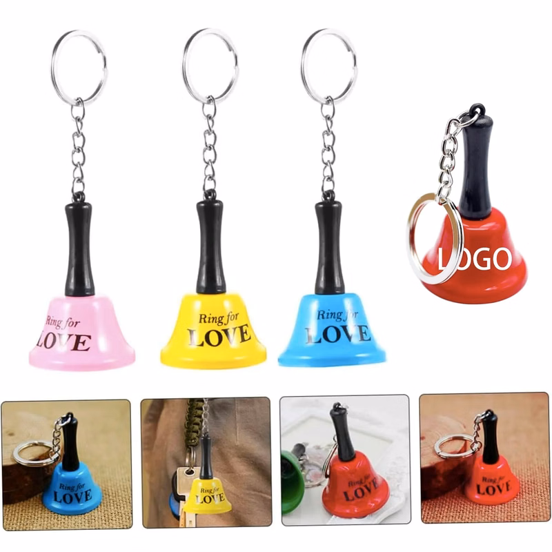 Hand Bell Keychain Pendant