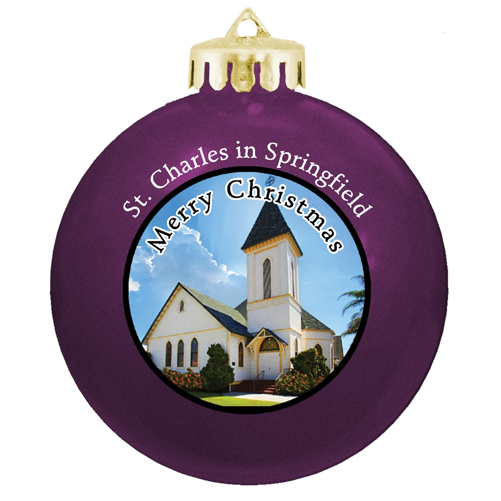 Round Glossy Shatterproof Ornaments 1