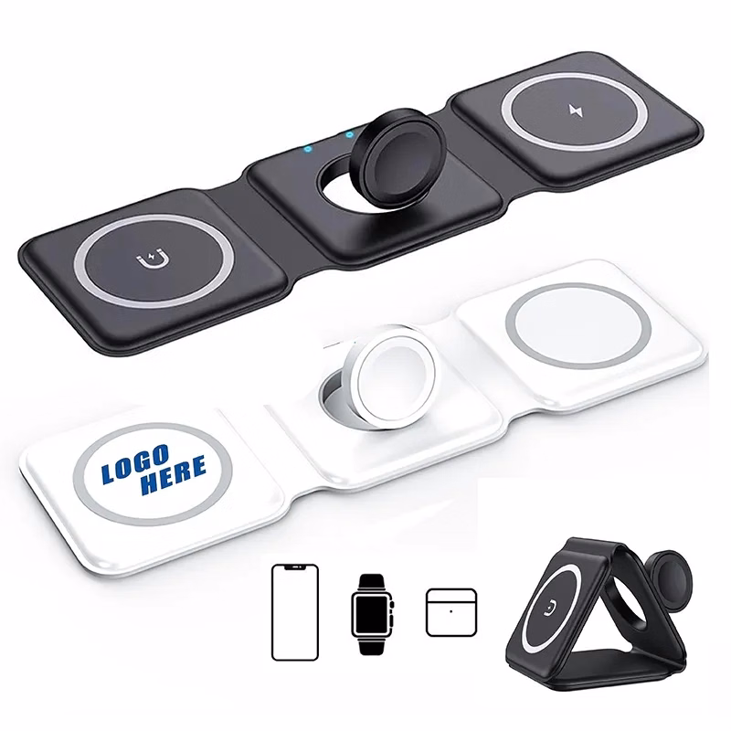3 in 1 Foldable Magnetic Fast Wireless Charger