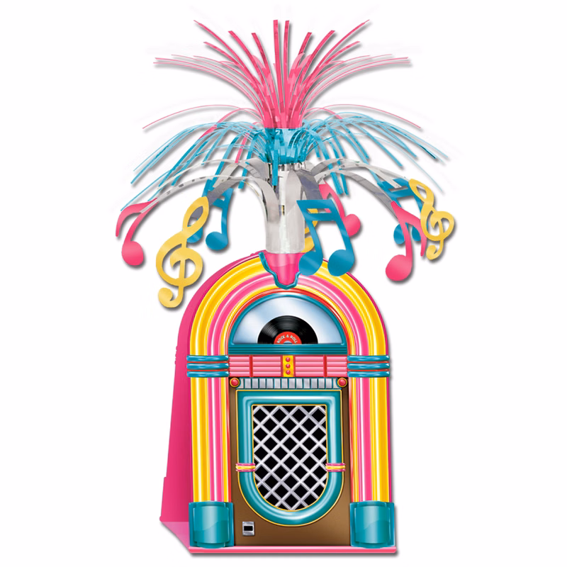 Juke Box Centerpiece w/ Cascade