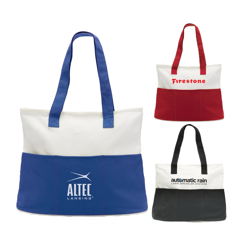Lakeshore - Cotton Canvas Tote, custom tote bag with logo imprint 1